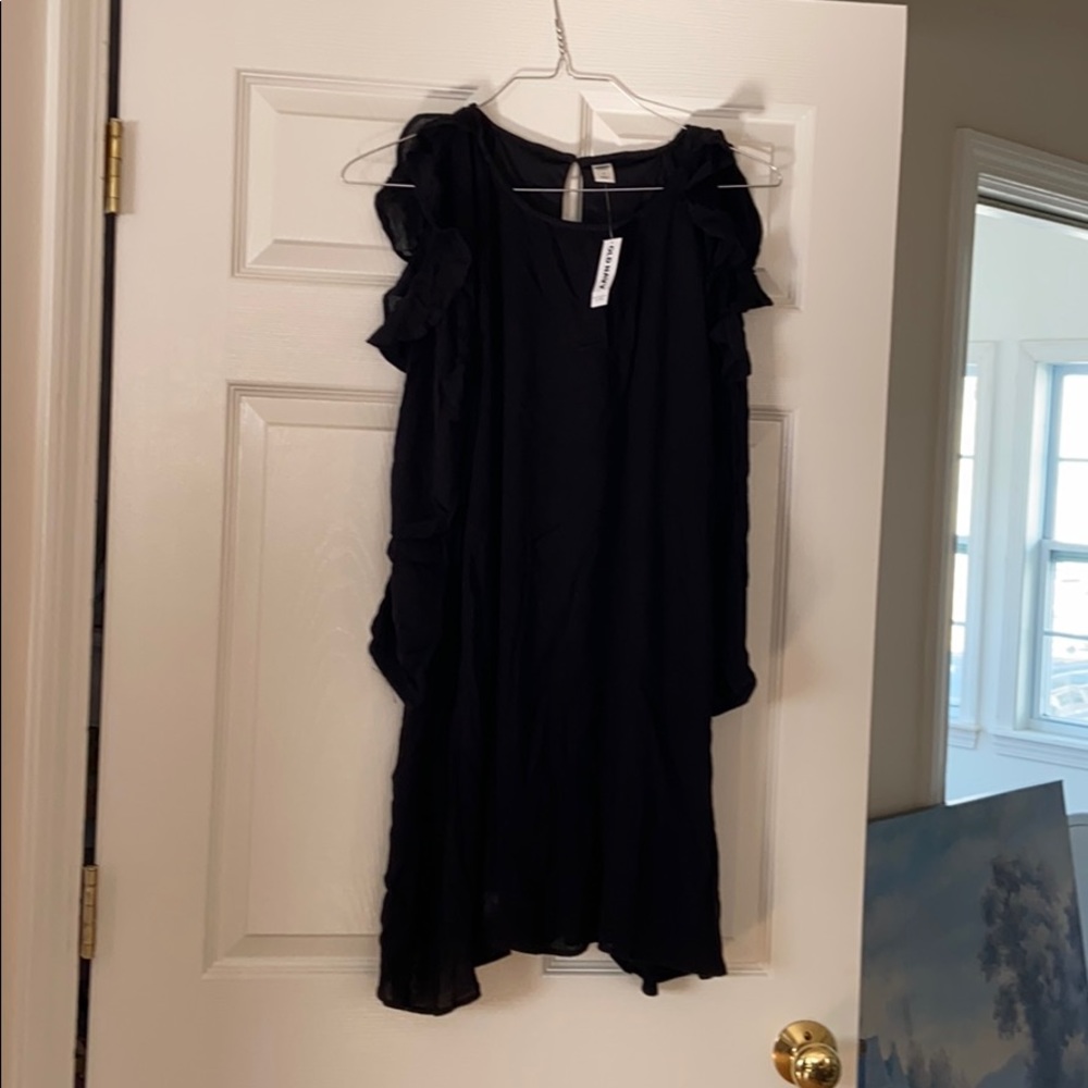 NWT black old navy long sleeve dress